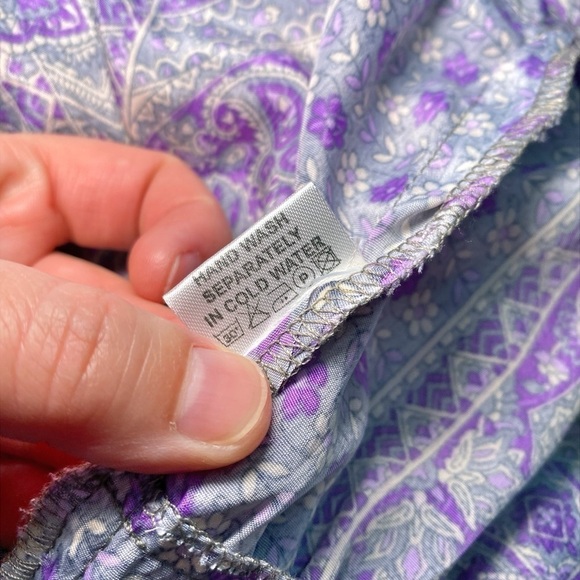 Perry Walker Collective Convertible Dress/Skirt - Purple Paisley Print - Picture 9 of 15